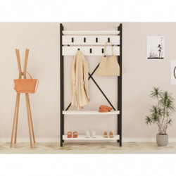 Recibidor Alfa gris blanco Practica Hogar