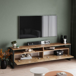 Mueble TV con estante ML19-A pino atlántico Practica Hogar