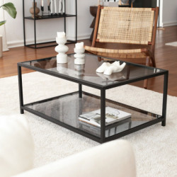 Mesa de centro Astro S400F humo negro Practica Hogar