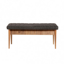 Set mesa comedor extensible y sillas (4 piezas) Vina 1053 pino atlántico antracita Practica Hogar