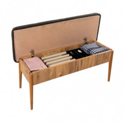 Set mesa comedor extensible y sillas (4 piezas) Vina 1053 pino atlántico antracita Practica Hogar