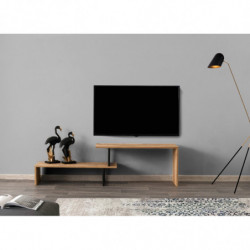 Mueble TV Ovit pino negro Practica Hogar