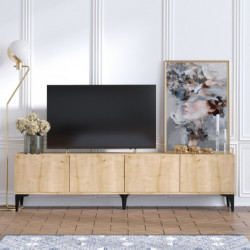 Mueble TV Nora roble zafiro Practica Hogar