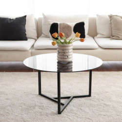 Mesa de centro Trio S402F humo negro Practica Hogar