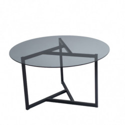 Mesa de centro Trio S402F humo negro Practica Hogar