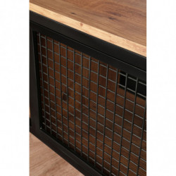 Mueble TV Zeno pino negro Practica Hogar