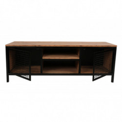 Mueble TV Zeno pino negro Practica Hogar