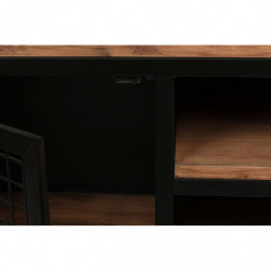 Mueble TV Zeno pino negro Practica Hogar