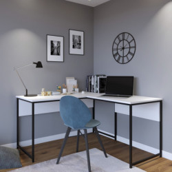 Escritorio de estudio Massası L192 blanco Practica Hogar