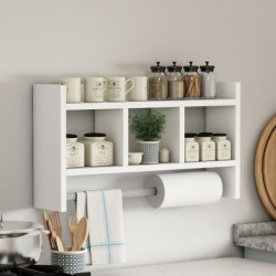 Estante de pared Asya Blanco Practica Hogar