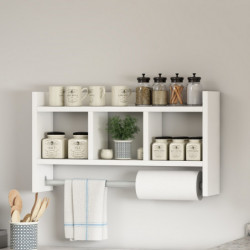 Estante de pared Asya Blanco Practica Hogar