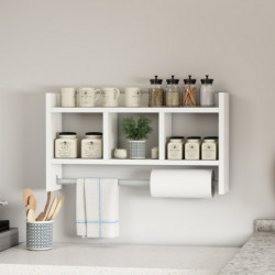 Estante de pared Asya Blanco Practica Hogar