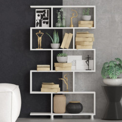 Librería Nilüfer blanco Practica Hogar