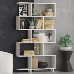 Librería Nilüfer blanco Practica Hogar
