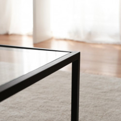 Mesa de centro Astro S400 humo negro Practica Hogar