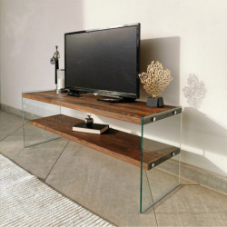 Mueble TV TV103 nogal Practica Hogar