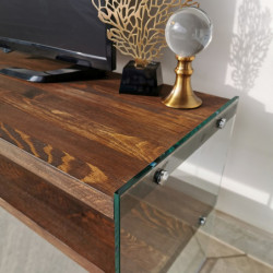 Mueble TV TV103 nogal Practica Hogar