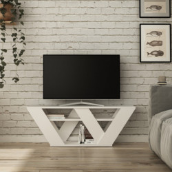 Mueble TV Pipralla blanco Practica Hogar