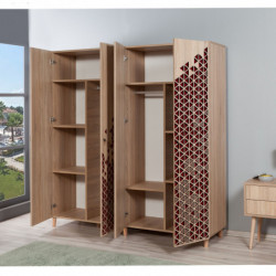 Armario İMAJ-122 sonoma roble Practica Hogar