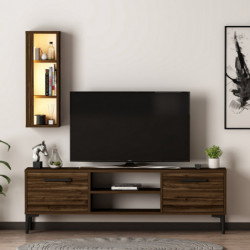 Mueble TV Bien Nogal Practica Hogar