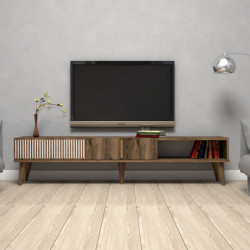 Mueble TV Milan nogal Practica Hogar