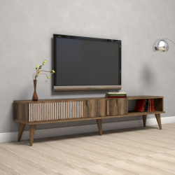 Mueble TV Milan nogal Practica Hogar