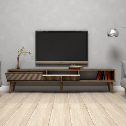 Mueble TV Milan nogal Practica Hogar