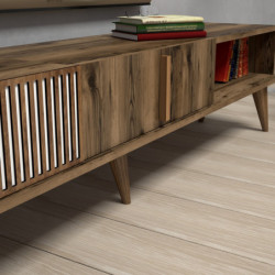 Mueble TV Milan nogal Practica Hogar