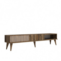 Mueble TV Milan nogal Practica Hogar