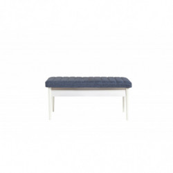 Set mesa comedor extensible y sillas (5 piezas) Vina azul oscuro blanco Practica Hogar