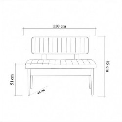Set mesa comedor extensible y sillas (5 piezas) Vina azul oscuro blanco Practica Hogar