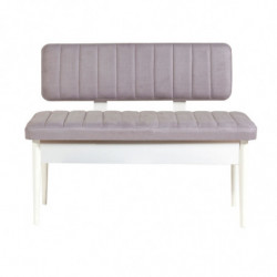 Set mesa comedor extensible y sillas (5 piezas) Vina soho blanco Practica Hogar