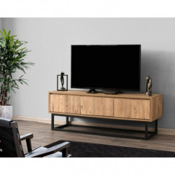 Mueble TV Tılsım 140 pino negro Practica Hogar