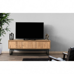 Mueble TV Tılsım 140 pino negro Practica Hogar