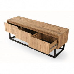 Mueble TV Tılsım 140 pino negro Practica Hogar