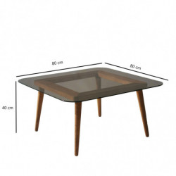 Mesa de centro Smart bronce Practica Hogar