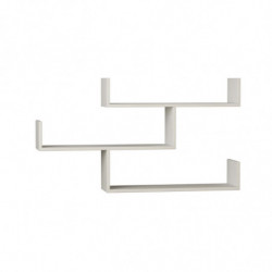 Estante de pared Tibet blanco Practica Hogar