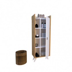 Mueble auxiliar ilgım roble blanco Practica Hogar