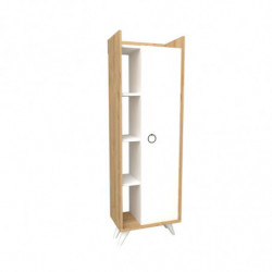 Mueble auxiliar ilgım roble blanco Practica Hogar