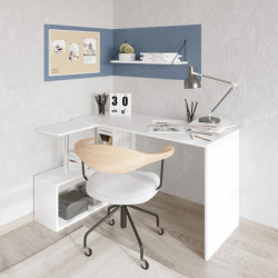 Escritorio de estudio Gelincik blanco Practica Hogar