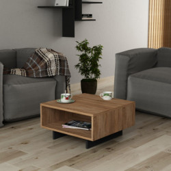 Mesa de centro Hola antracita roble Practica Hogar