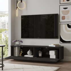 Mueble TV FN1-LB negro Practica Hogar