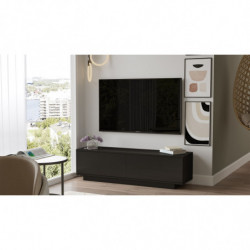Mueble TV FN1-LB negro Practica Hogar