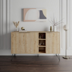 Aparador Clara Console roble Practica Hogar