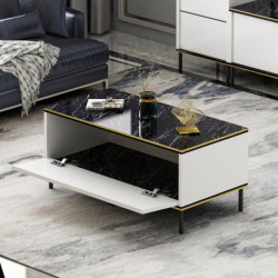 Mesa de centro imaj Blanco Practica Hogar
