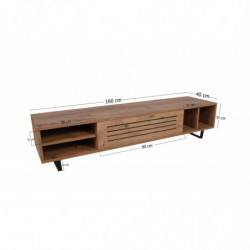 Mueble TV Safir pino atlántico Practica Hogar