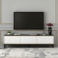 Mueble TV imaj Blanco Practica Hogar
