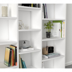 Librería Ample blanco Practica Hogar