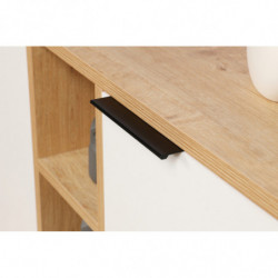 Aparador Clara Console roble blanco Practica Hogar