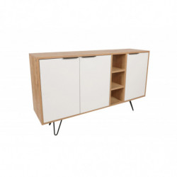 Aparador Clara Console roble blanco Practica Hogar